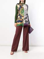 Thumbnail for your product : Ferragamo satin-panelled jumper