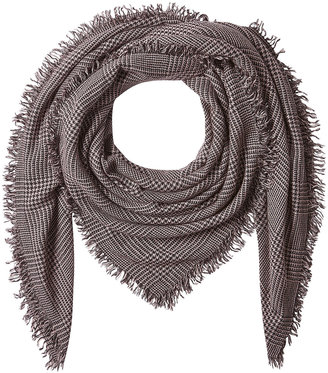 Faliero Sarti Printed Scarf with Virgin Wool, Cashmere and Silk