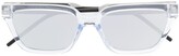 Thumbnail for your product : Gucci Eyewear Transparent Rectangle-Frame Sunglasses