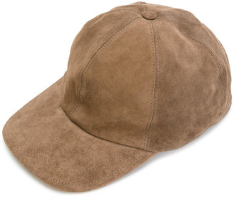 Eleventy plain leather cap