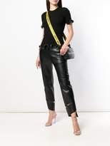 Thumbnail for your product : Alexander Wang zipped trim knit top