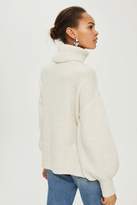 Thumbnail for your product : Topshop Super soft ribbed roll neck sweater