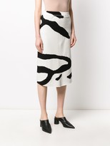 Thumbnail for your product : Christian Wijnants Kalina zebra stripe skirt
