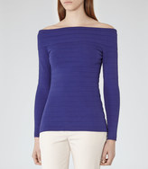Thumbnail for your product : Reiss Seymoure BARDOT NECK TOP