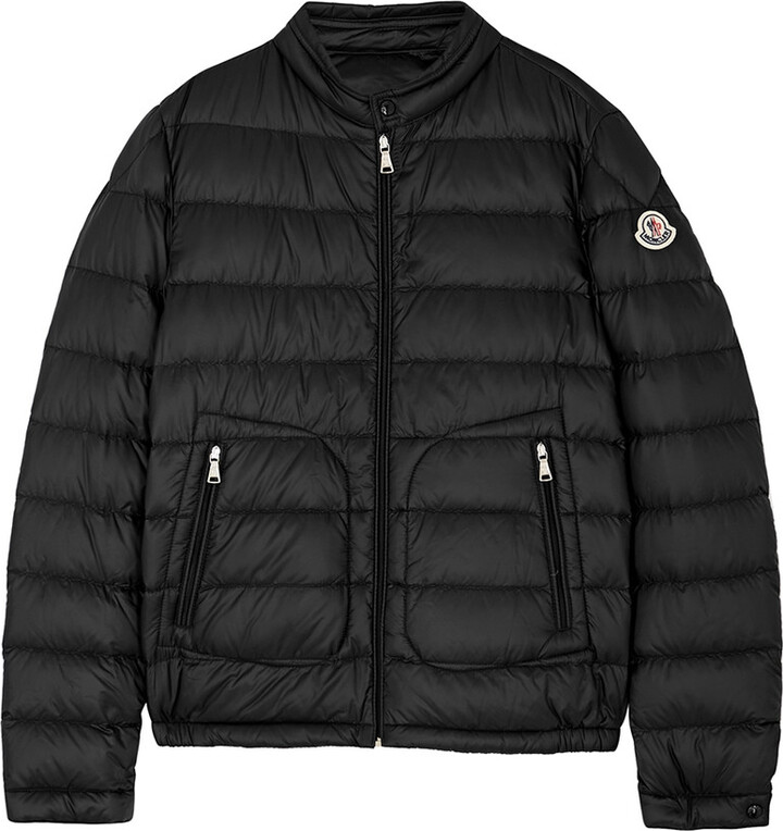 Moncler Kids Acorus Black Quilted Shell Jacket