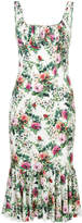 Thumbnail for your product : Dolce & Gabbana rose print dress