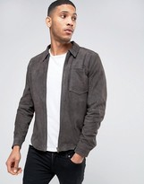 Thumbnail for your product : Selected Homme+ Suede Shirt Jacket