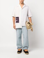 Thumbnail for your product : Lanvin Asymmetric Patchwork Cotton Shirt