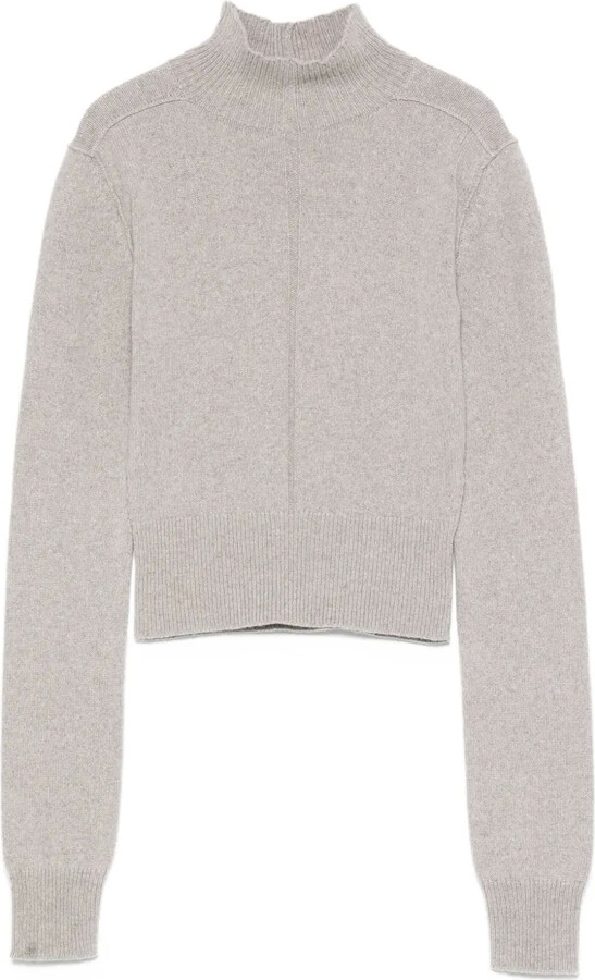 Rick Owens Headon high-neck cropped sweater