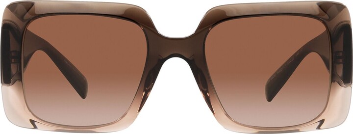 Brown crystal gradient DESIGN PANTO Sunglasses Mod 85080  /B8W 