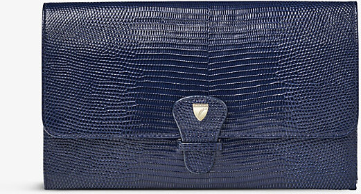 $120 Neiman Marcus Women's Brown Faux Leather Snakeskin