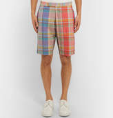 Thumbnail for your product : Thom Browne Checked Wool Shorts