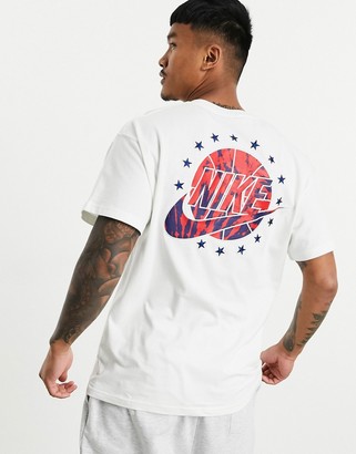 Nike Basketball dream team west logo t-shirt in white - ShopStyle