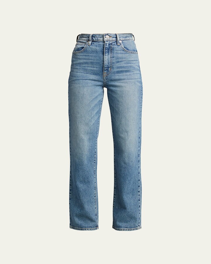 SLVRLAKE London High-Rise Straight-Leg Jeans