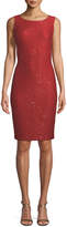 Thumbnail for your product : St. John Glamour Sequin Knit Bateau-Neck Cocktail Dress