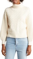 Thumbnail for your product : T Tahari Cable Stitch Turtleneck Sweater