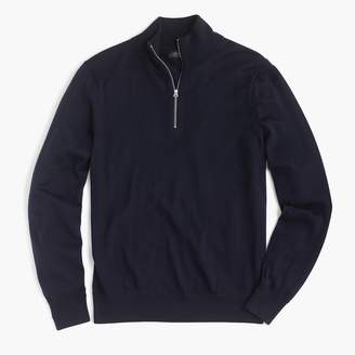 J.Crew Slim Italian merino wool half-zip sweater