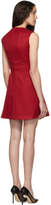 Thumbnail for your product : RED Valentino Red Scallop Ribbon Detail Dress
