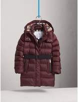 Thumbnail for your product : Burberry Detachable Hood Down-filled Coat