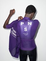 Thumbnail for your product : Pas Normal Studios Mechanism logo-print cycling jersey