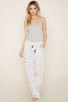 Thumbnail for your product : Forever 21 Cat Print PJ Pants