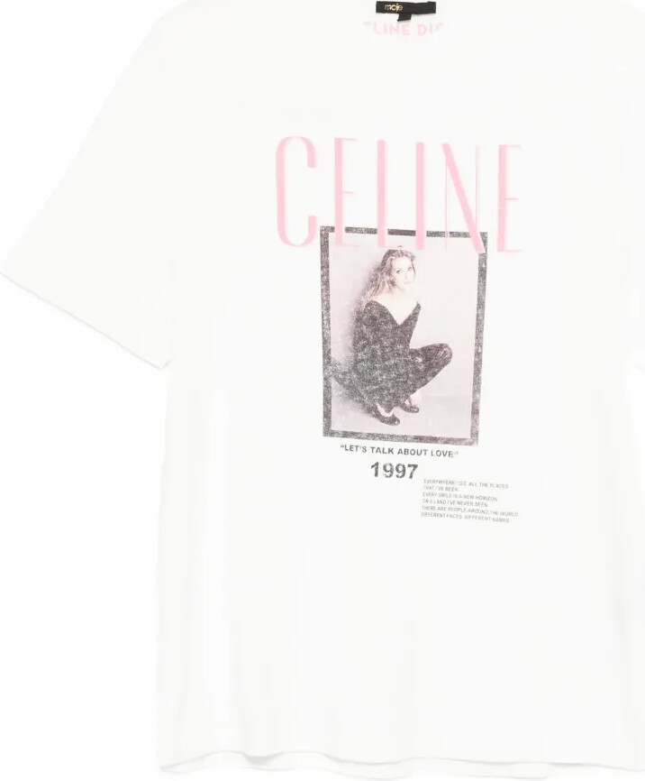 Maje graphic-print T-shirt