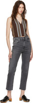 Thumbnail for your product : Citizens of Humanity Black Daphne Crop Jeans