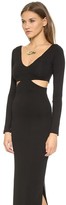 Thumbnail for your product : Mara Hoffman Deep V Side Cutout Gown