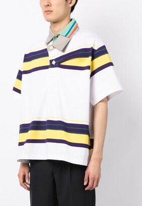 Kolor Asymmetric Polo Shirt
