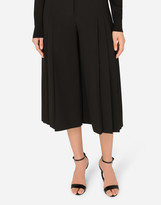 Thumbnail for your product : Dolce & Gabbana Woolen Skorts With Pleated Sides