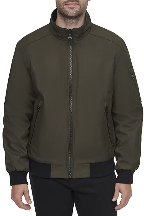 calvin klein bomber jacket green