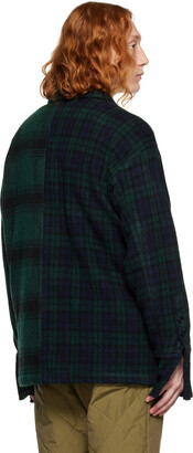 Greg Lauren Green Plaid Shirt