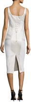 Thumbnail for your product : Jason Wu Tweed and Satin Corset Dress
