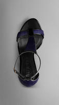 Thumbnail for your product : Burberry Glossy Calfskin Sandals