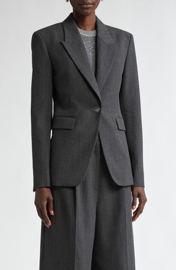 St. John Pinstripe Luxe Suiting Jacket