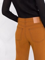 Thumbnail for your product : Nanushka Pressed-Crease Five-Pocket Flared Trousers