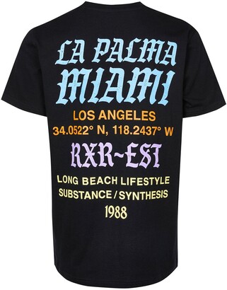River Island Boys La Palma Tshirt-Black