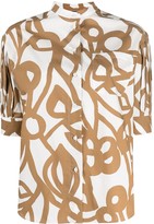 Thumbnail for your product : Aspesi Abstract Floral Print Shirt