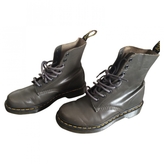 Thumbnail for your product : Dr. Martens Grey Leather Boots
