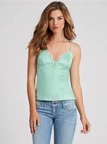 Thumbnail for your product : GUESS Solid Lace-Trim Cami