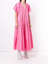 Thumbnail for your product : DELPOZO Oversized-Fit Tiered Dress