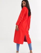 Thumbnail for your product : Helene Berman Edge to Edge duster coat in wool blend