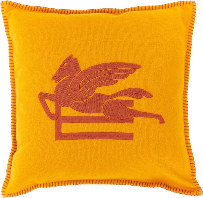 ETRO HOME Pegaso Embroidered Cushion