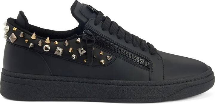 Giuseppe Zanotti GZ94 stud-embellished double-zip low-top sneakers