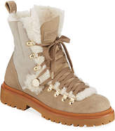 Thumbnail for your product : Moncler Berenice Stivale Fur-Lined Hiking Boots