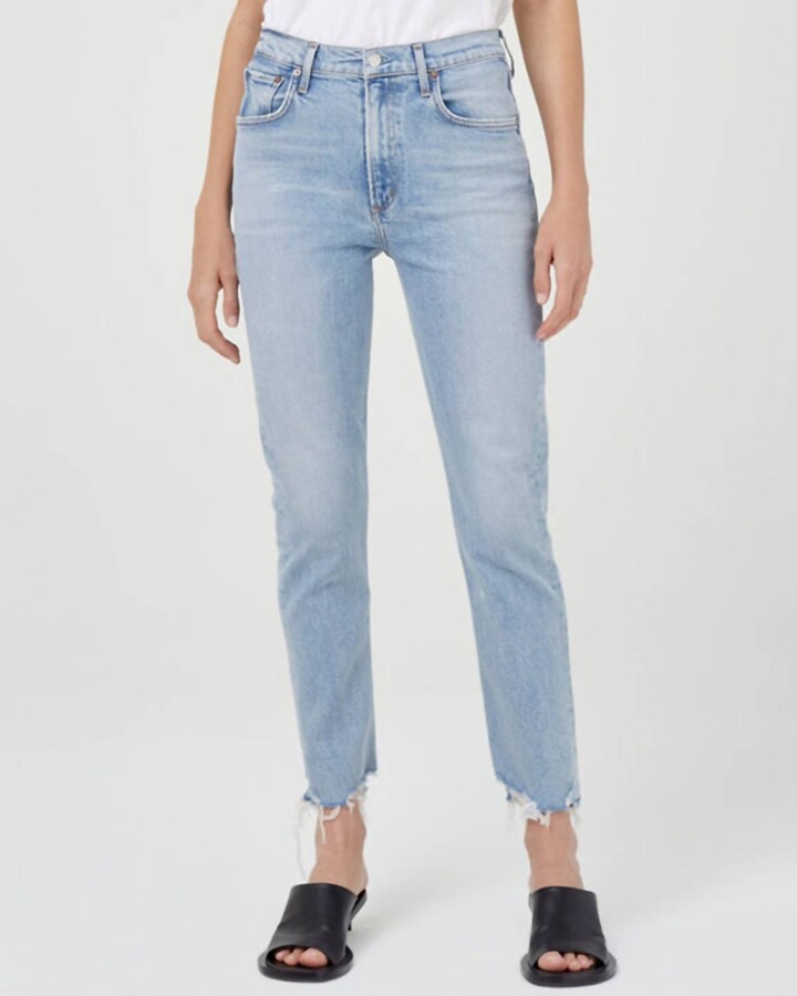 AGOLDE Merrel Mid Rise Straight Jean In Astray