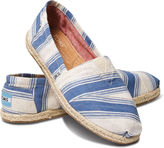 Thumbnail for your product : Toms Navy Umbrella Stripe Women's Classics