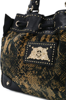 Juicy Couture snake print hobo bag