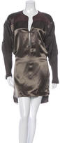 Thumbnail for your product : Reed Krakoff Long Sleeve Mini Dress