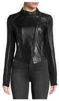 Thumbnail for your product : Paige LAMARQUE Leather Moto Jacket